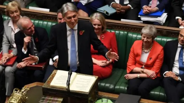 Philip Hammond delivering his Budget