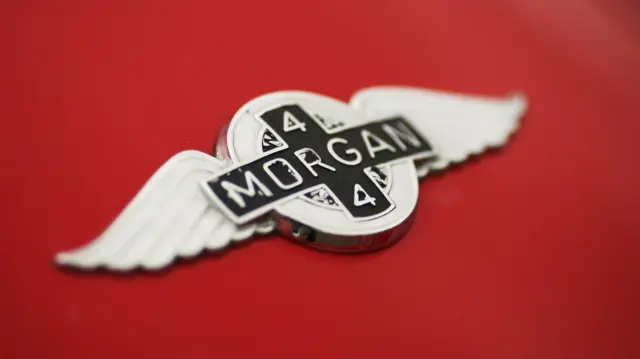 Morgan car sign