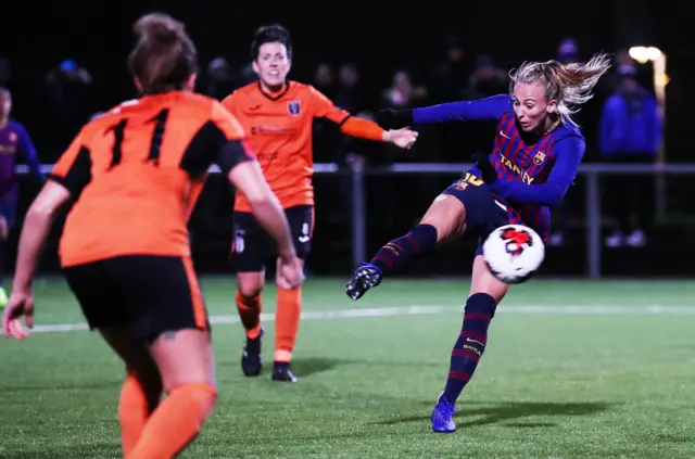 Toni Duggan scores her second goal