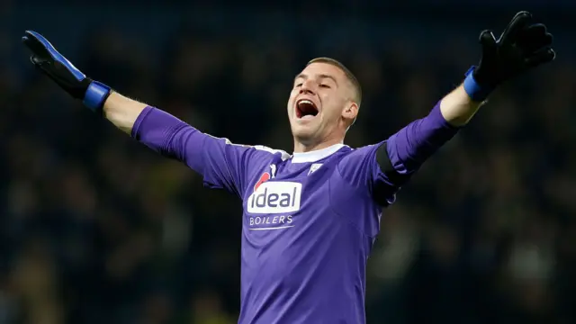 West Brom celebrate