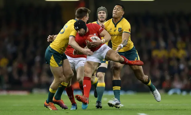 Leigh Halfpenny v Australia