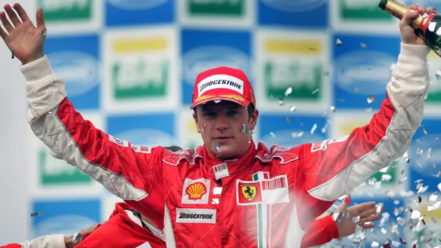 Kimi Raikkonen Brazil 2007