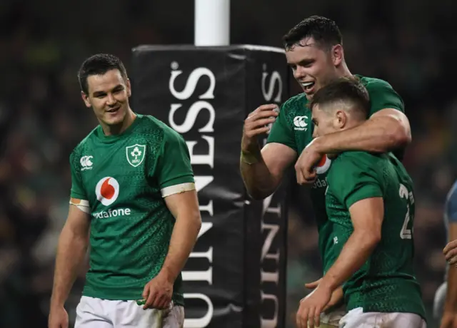 Ireland celebrate