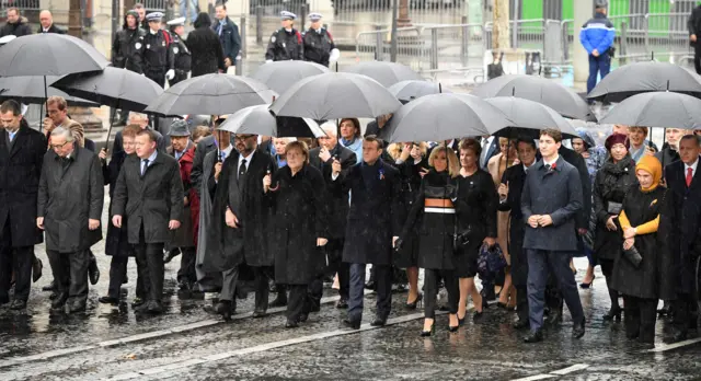 World leaders in Paris