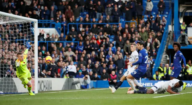 Jordan Pickford and Alvaro Morata