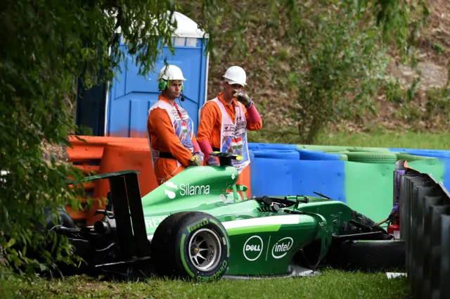 Marcus Ericsson Hungarian GP 2014
