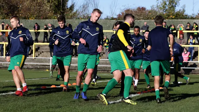 Hitchin Town players