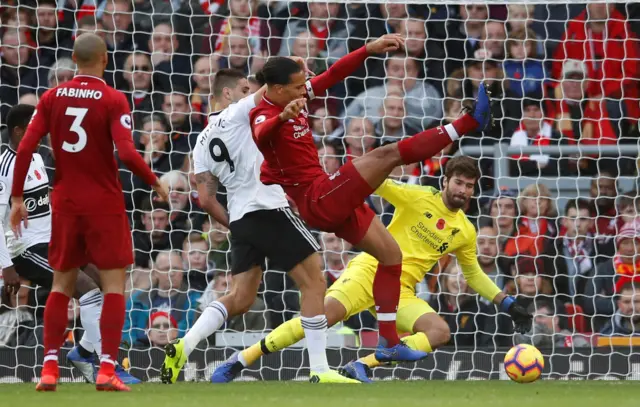 Virgil van Dijk and Alisson
