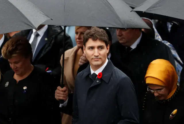 Canada's prime minister Justin Trudeau