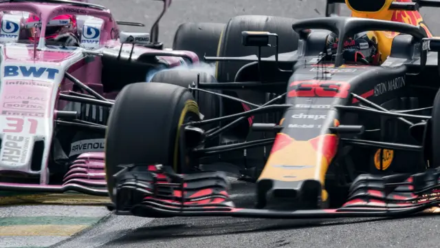 Max Verstappen and Esteban Ocon