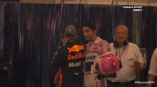 Max Verstappen and Esteban Ocon