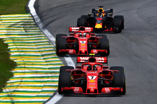 Ferrari and Red Bull