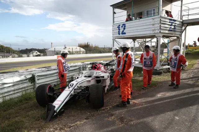 Marcus Ericsson qualifying Japan 2018