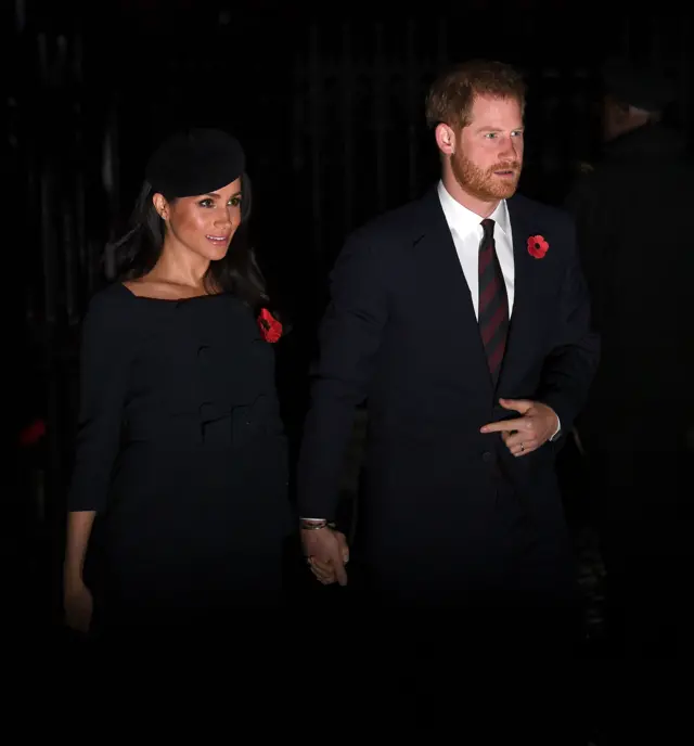 The Duke and Duchess of Sussex arrive at the abbey