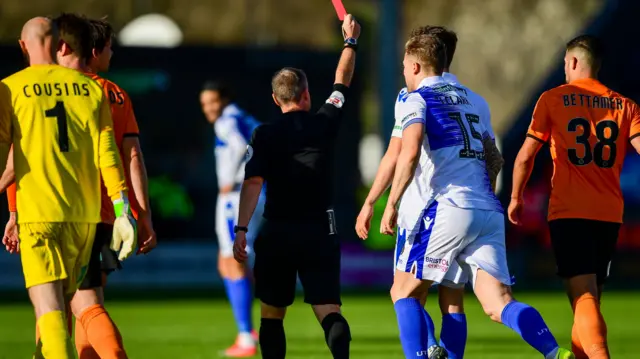 Bristol Rovers red card