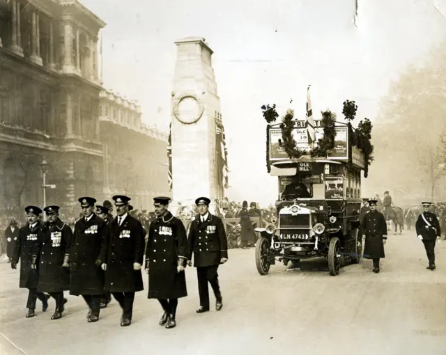 Armistice Day parade in 1923