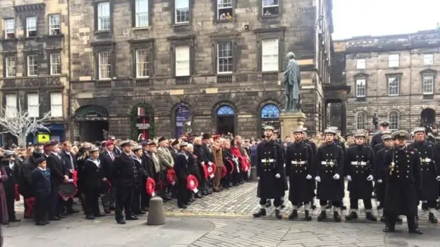 Memorial service in Edinburgh