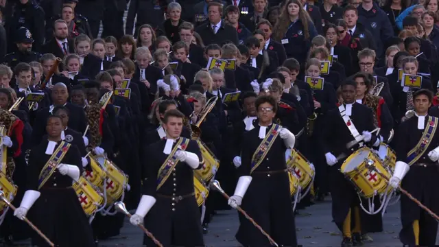 The Christ's Hospital school band