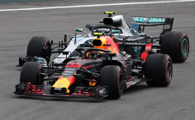 Verstappen and Bottas