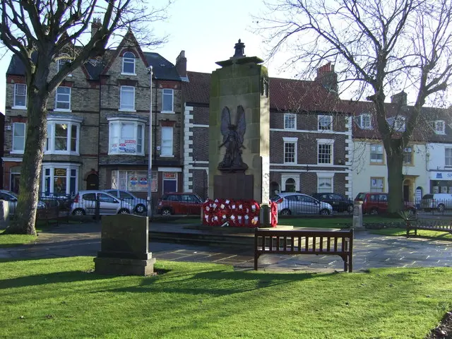 The war memorial in Bridlington