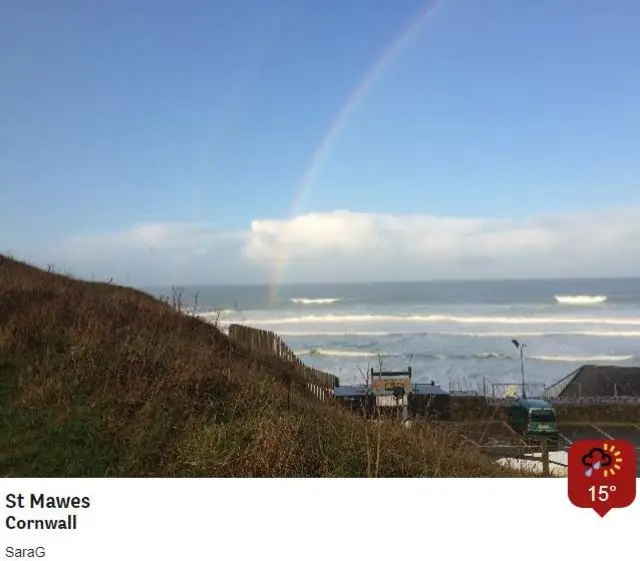 St Mawes rainbow