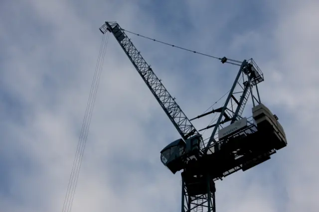 A tower crane