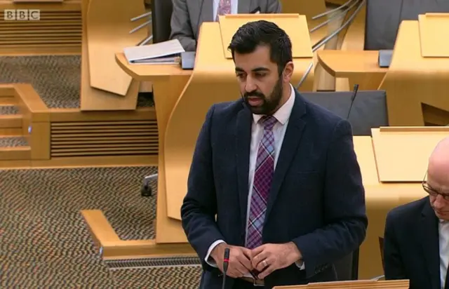 Justice Secretary Humza Yousaf