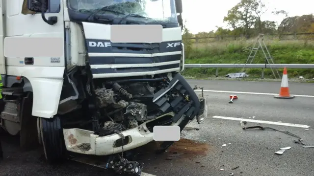 Crashed Lorry