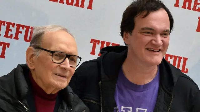 Ennio Morricone and Quentin Tarantino