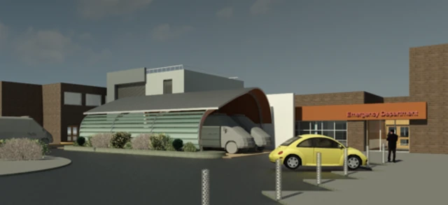 Artists impression of new entrance