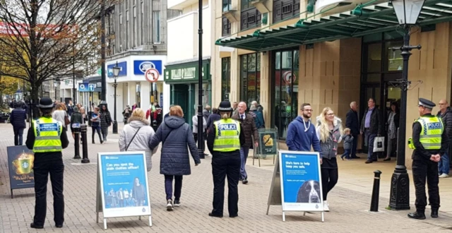 Police officers in Harrogate