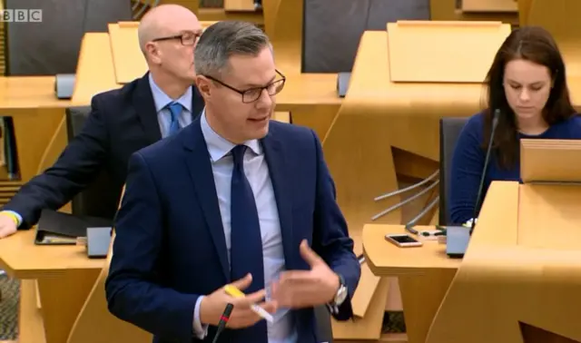 Finance Secretary Derek Mackay