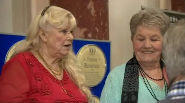 Yvonne Blenkinsop, left, with another woman