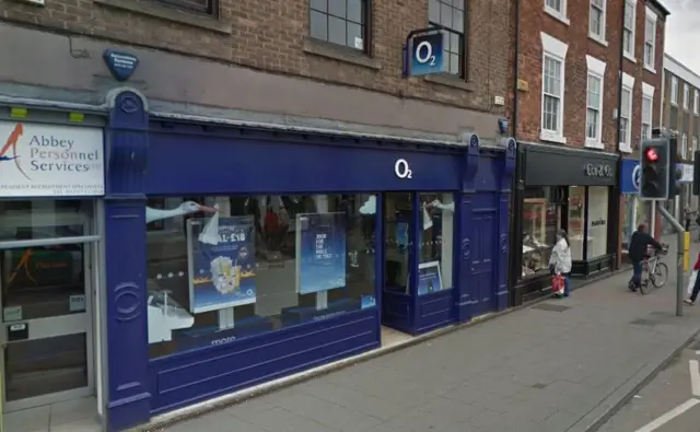 The O2 shop in Selby