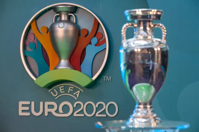 The Euro 2020 trophy