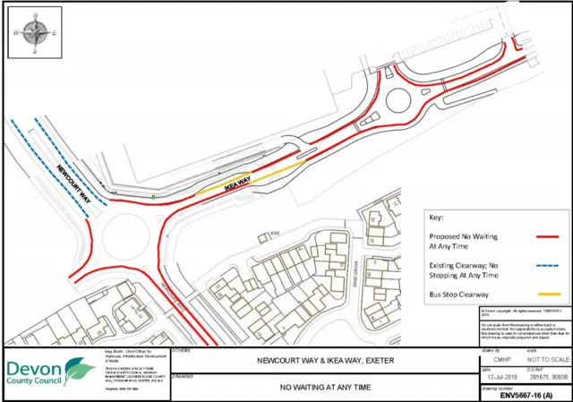 Parking restrictions approved near Exeter IKEA