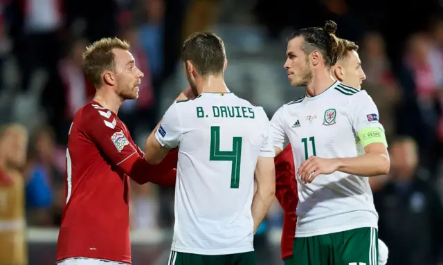 Christian Eriksen and Gareth Bale