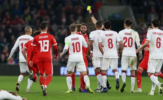 Ampadu gets yellow