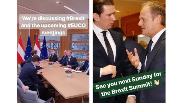 Donald Tusk Instagram shots