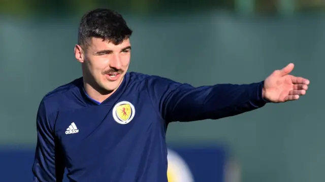 Scotland's Callum Paterson in training