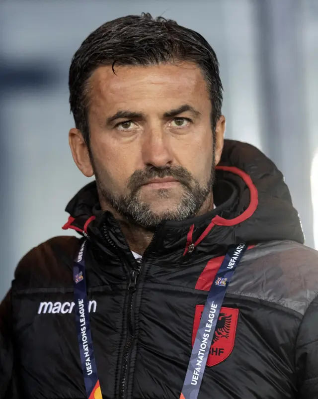 Albania coach Christian Panucci