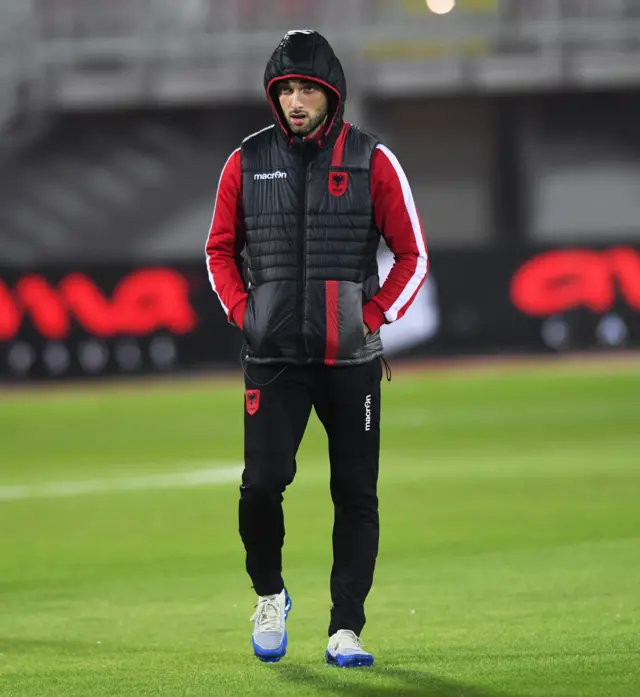 Albania winger Eros Grezda