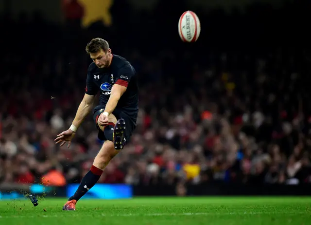 Wales' Dan Biggar