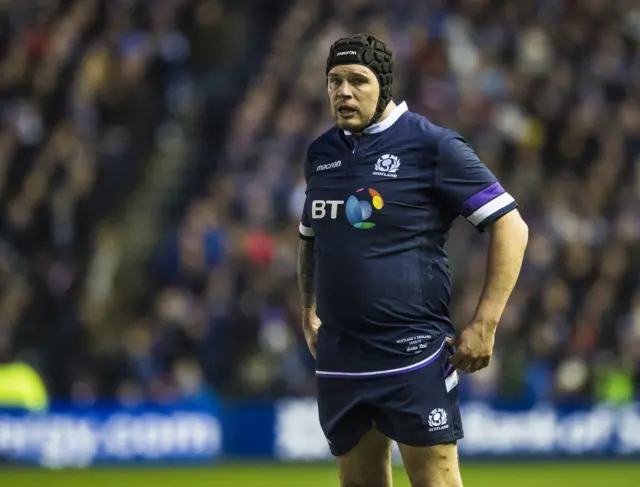 Gordon Reid in action for Scotland against England