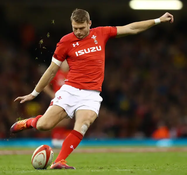 Wales' Dan Biggar