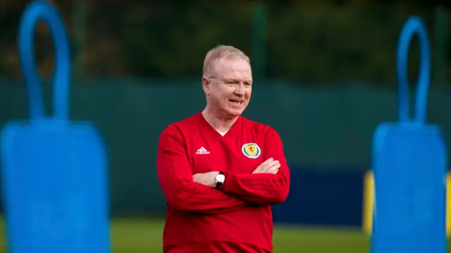 Scotland head coach Alex McLeish