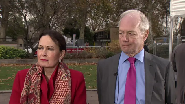 Anne Marie Morris and Sir Peter Lilley