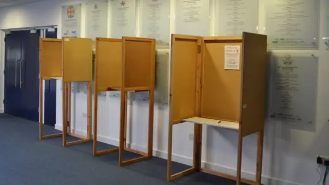 voting booths