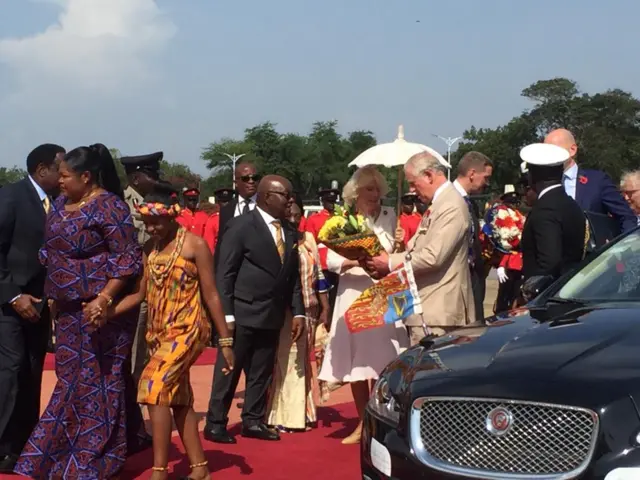 Prince Charles meets Ghana's president