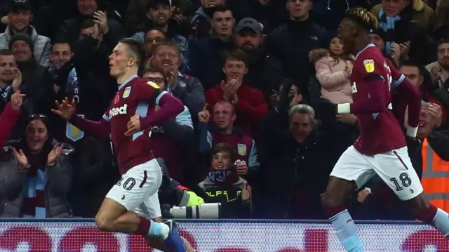 Grealish celebrates